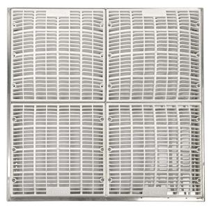 9 EMAUX EM2813 Main Drain Frames & Grates (12"X12")
