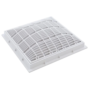 9 Waterway 640-4720V Main Drain Frames & Grates (12"X12")